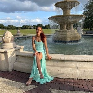 Prom dress, wore once, size 4